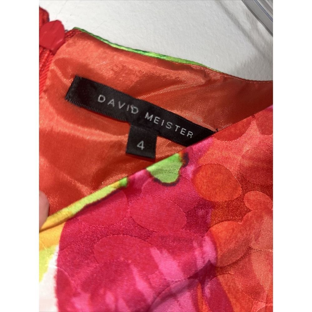 David Meister Multicolor Floral Dress - Picture 4 of 11